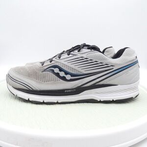 Saucony Echelon 8 Mens Running Shoes Grey Black Blue S20574-30 Size 12